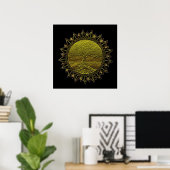 Zonnewatering van de Life Sun Poster (Thuiskantoor)
