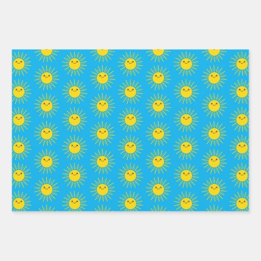 Zonnewatersproppen Inpakpapier Vel (Voorkant 2)