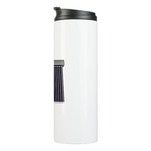 Zonnewaterverwarmingstoestel Thermosbeker (Geroteerd rechts)