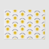 Zonneweefselpapier verzenden tissuepapier (Voorkant)