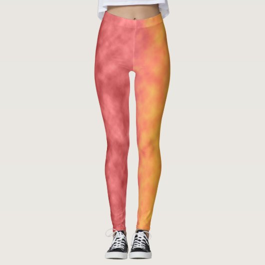 Zonnewende Bloei Leggings (Voorkant)