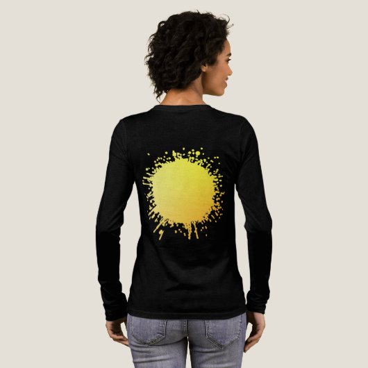 Zonnewende Fluistering Tri-Blend Shirt (Achterkant)