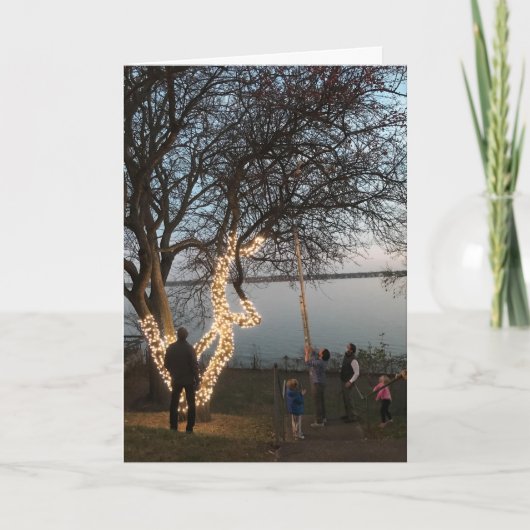 Zonnewende licht in de buurt Foto Kaart (Voorkant)