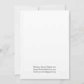 Zonnewende - Vakantie Kaart (Achterkant)