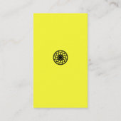 Zonnewiel Visitekaartje (Achterkant)