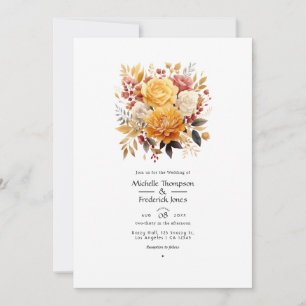 Zonnewijzer Bloemen Bruiloftsinvitaties Kaart