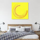 zonnewijzer canvas afdruk (Insitu (Slaapkamer))