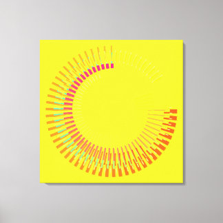 zonnewijzer canvas afdruk