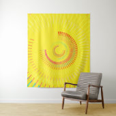 zonnewijzer wandkleed (In situ)