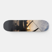 Zonnewijzer Zonsondergang Skateboard (Horizontaal)