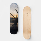 Zonnewijzer Zonsondergang Skateboard (Voorkant)