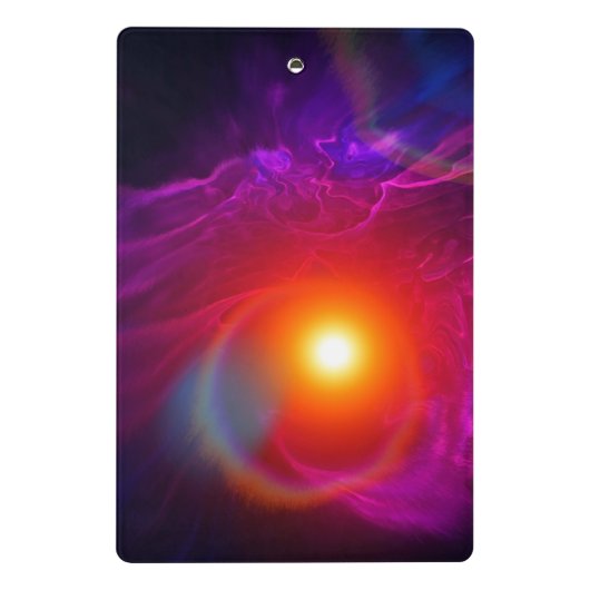 Zonnewinden op afstand mini klembord (Achterkant)