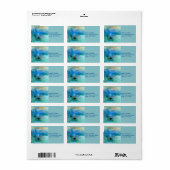 Zonnewinnende Adresetiketten Etiket (Full Sheet)
