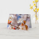 Zonnewitte lauw en Oranje bladeren Kaart (Gele Bloem)