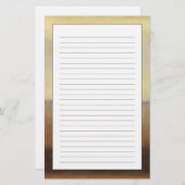 Zonnewoestijnlandschap door Norman Wyatt Briefpapier (Voorkant / Achterkant)