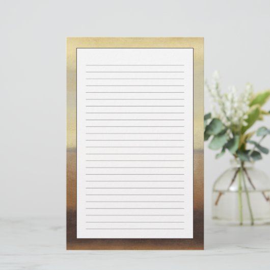 Zonnewoestijnlandschap door Norman Wyatt Briefpapier (Staand voorkant)