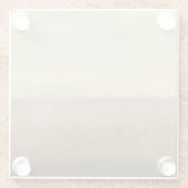 Zonnewoestijnlandschap door Norman Wyatt Glazen Onderzetter (Achterkant)