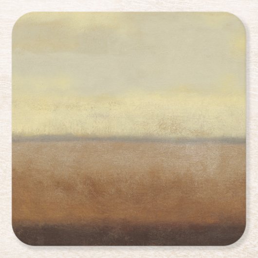 Zonnewoestijnlandschap door Norman Wyatt Kartonnen Onderzetters (Voorkant)