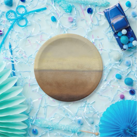 Zonnewoestijnlandschap door Norman Wyatt Papieren Bordje (Feest)