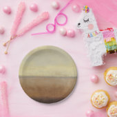 Zonnewoestijnlandschap door Norman Wyatt Papieren Bordje (Feest)