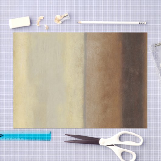 Zonnewoestijnlandschap door Norman Wyatt Tissuepapier (Craft)