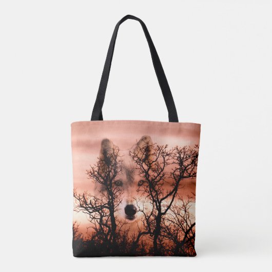 Zonnewolf Tote Bag (Achterkant)