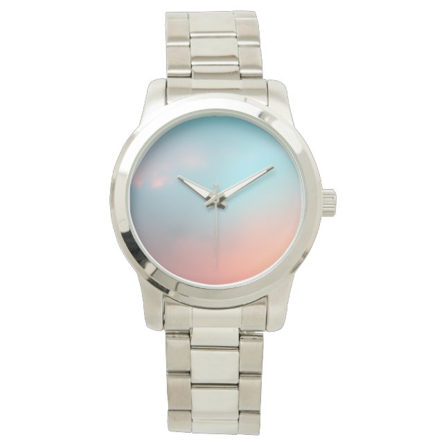 Zonnewolken etherische pols horloge (Voorkant)