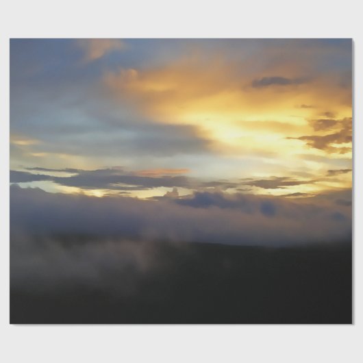 Zonnewolken in Gods raam Cadeaupapier (Vlak)