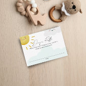 Zonnewolken Neutrale luier Raffle Small Informatiekaartje