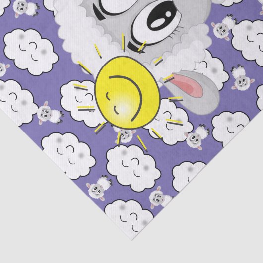 Zonnewolken van weefselpapierreep tissuepapier (Detail)