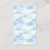 Zonnewolkenkrabber glimlachen Baby shower Boekaanv Informatiekaartje (Achterkant)