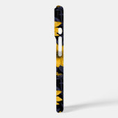 Zonnewortel, wilde zonnebloem in geel en blauw Case-Mate iPhone case (Achterkant / Links)