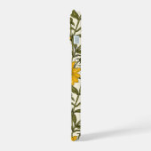 Zonnewortel, wilde zonnebloem op off white iPhone 15 case (Linkerkant)