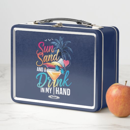 Zonnezand en een Drink In My Hand Beach Cruise (In situ)