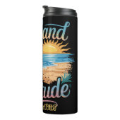 Zonnezand en een hart vol dankbaarheid thermosbeker (Geroteerd rechts)