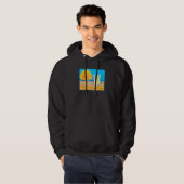 Zonnezand en Surf van Venetië - strand Merch Hoodie (Voorkant volledig)