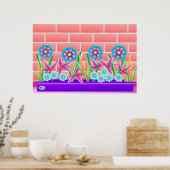 Zonnezijde van het poster van de tuin (Keuken)