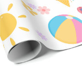 Zonnezomer Cadeaupapier (Rol Hoek)