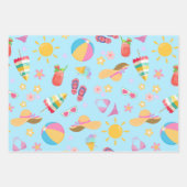 Zonnezomer Inpakpapier Vel (Voorkant 2)
