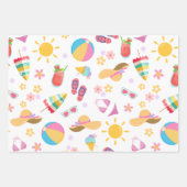 Zonnezomer Inpakpapier Vel (Voorkant)