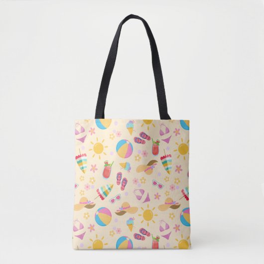 Zonnezomer Tote Bag (Voorkant)