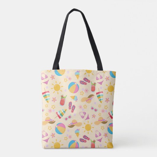 Zonnezomer Tote Bag (Achterkant)