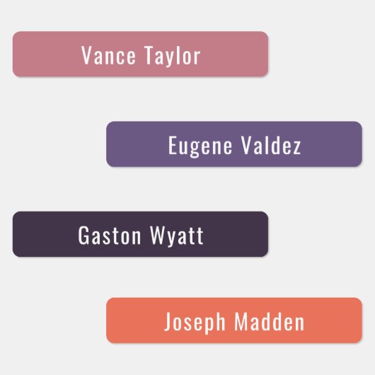 Zonnezomerkleurenpalet Waterbestendige labels (Groep)