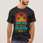 Zonnezomervakantie 2022 Florida strand T-shirt (Voorkant)