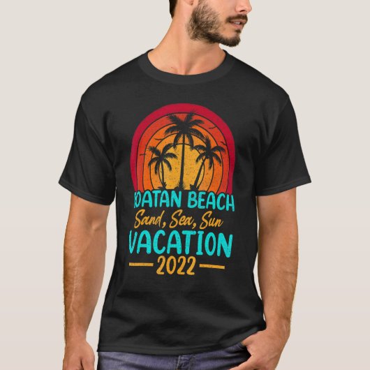  Zonnezomervakantie 2022 Honduras Roata T-shirt (Voorkant)