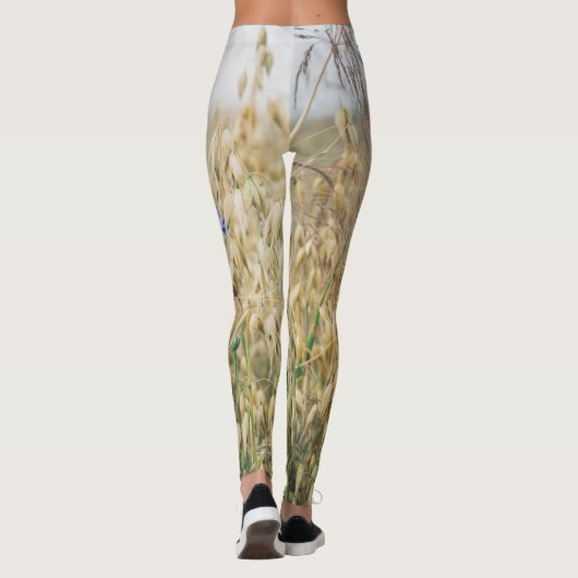 Zonnezomervelden Leggings (Achterkant)