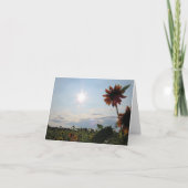 Zonnezon en zonnebloemen Noteer Kaart (Voorkant)