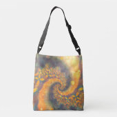 Zonnezon in reliëf crossbody tas (Achterkant)