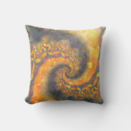 Zonnezon in reliëf kussen