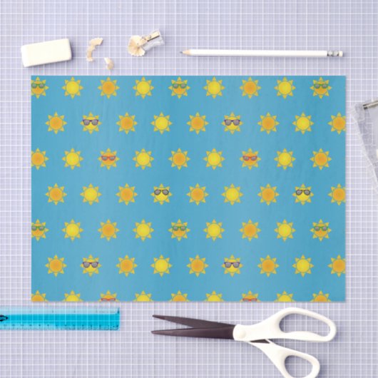 Zonnezon in Shades Tissuepapier (Craft)